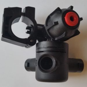 Hypro Arag 3/4" triple side mounted 10mm spigot