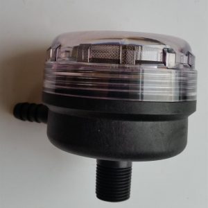 Flojet in line filter 3/8×3/8 90° hosetail