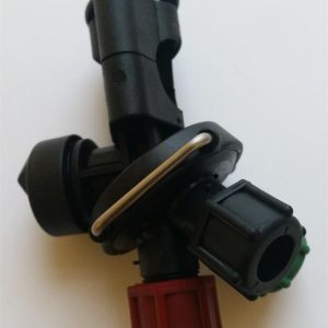 Hardi triple 1/2" body 3/8" screw cap nozzle body (old type)