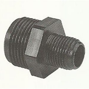 Hexagonal reducing nipple BSP