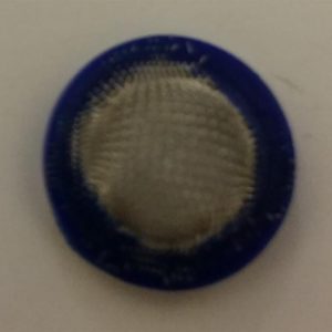 Hypro cup filter, nylon flange with stainless steel screen