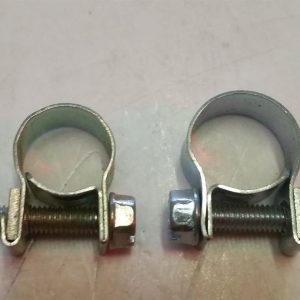 Mini Hose clips (Zinc plated) + stainless steel available