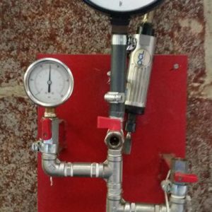 Pressure guage testing facility