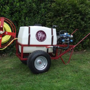 Team Ely Pedestrian sprayer with hose reel