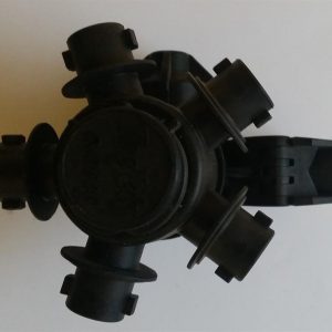 Teejet 3/4" clamp side mounted quinn nozzle body