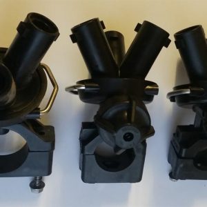 Teejet Clamp triple base mounted, nozzle body