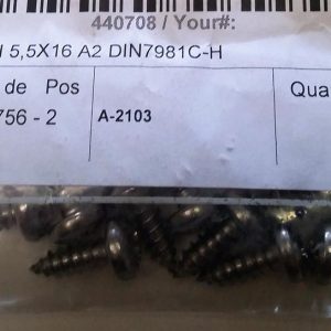 Hardi Screw (wear pad) - 440708